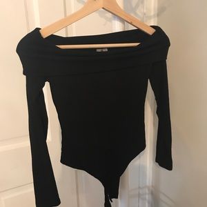 ASOS Tops - Asos off the shoulder body suit ASOS Tops - Asos off the shoulder body suit